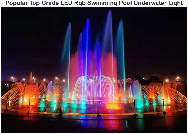 Poznati Top Grade LED Rgb plivajući bazen pod vodom